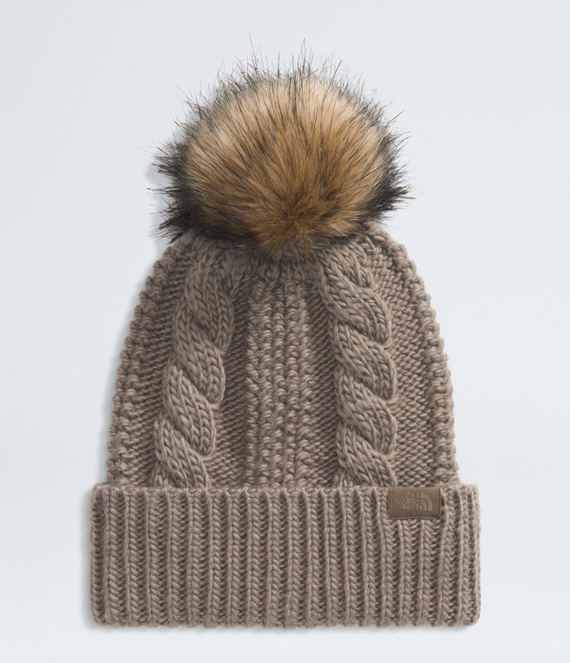 Gorro Oh Mega Fur Pom Beanie Café Mujer The North Face - imagen 1