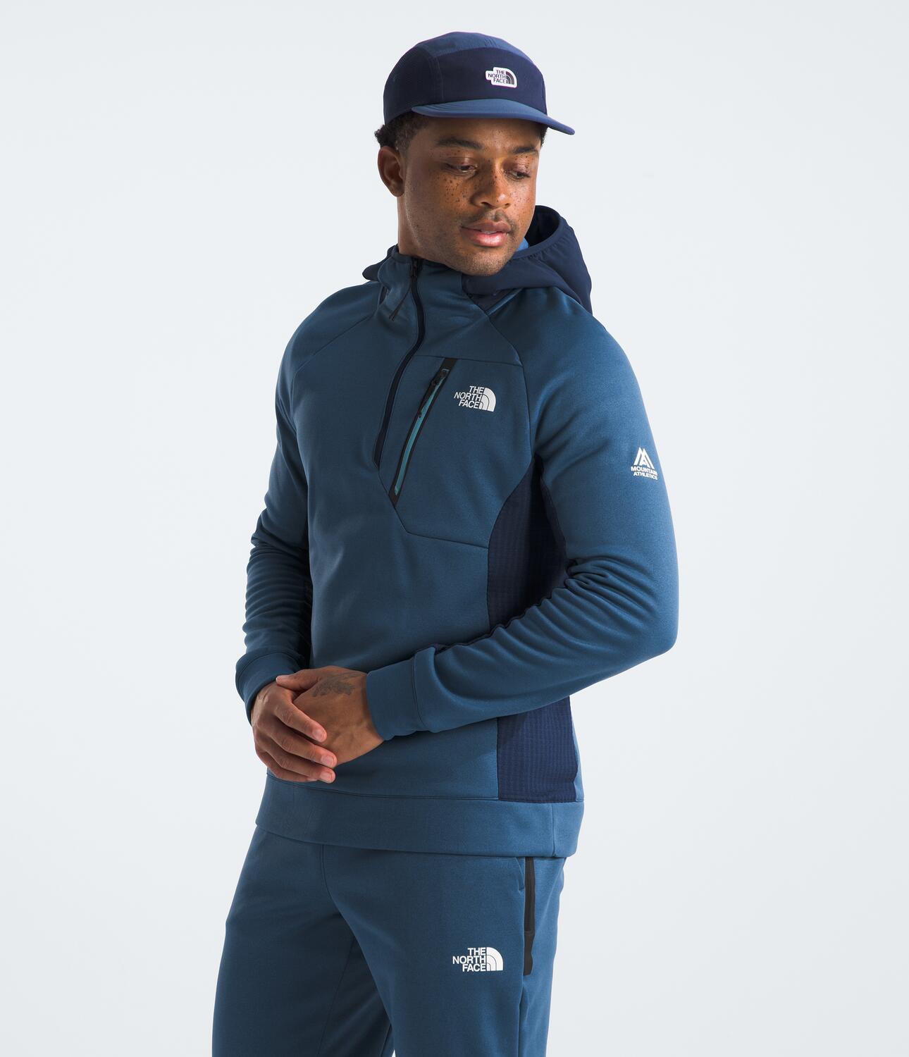 Buzo Ma Fleece Hd 1/4 Zip Azul Hombre The North Face - imagen 2