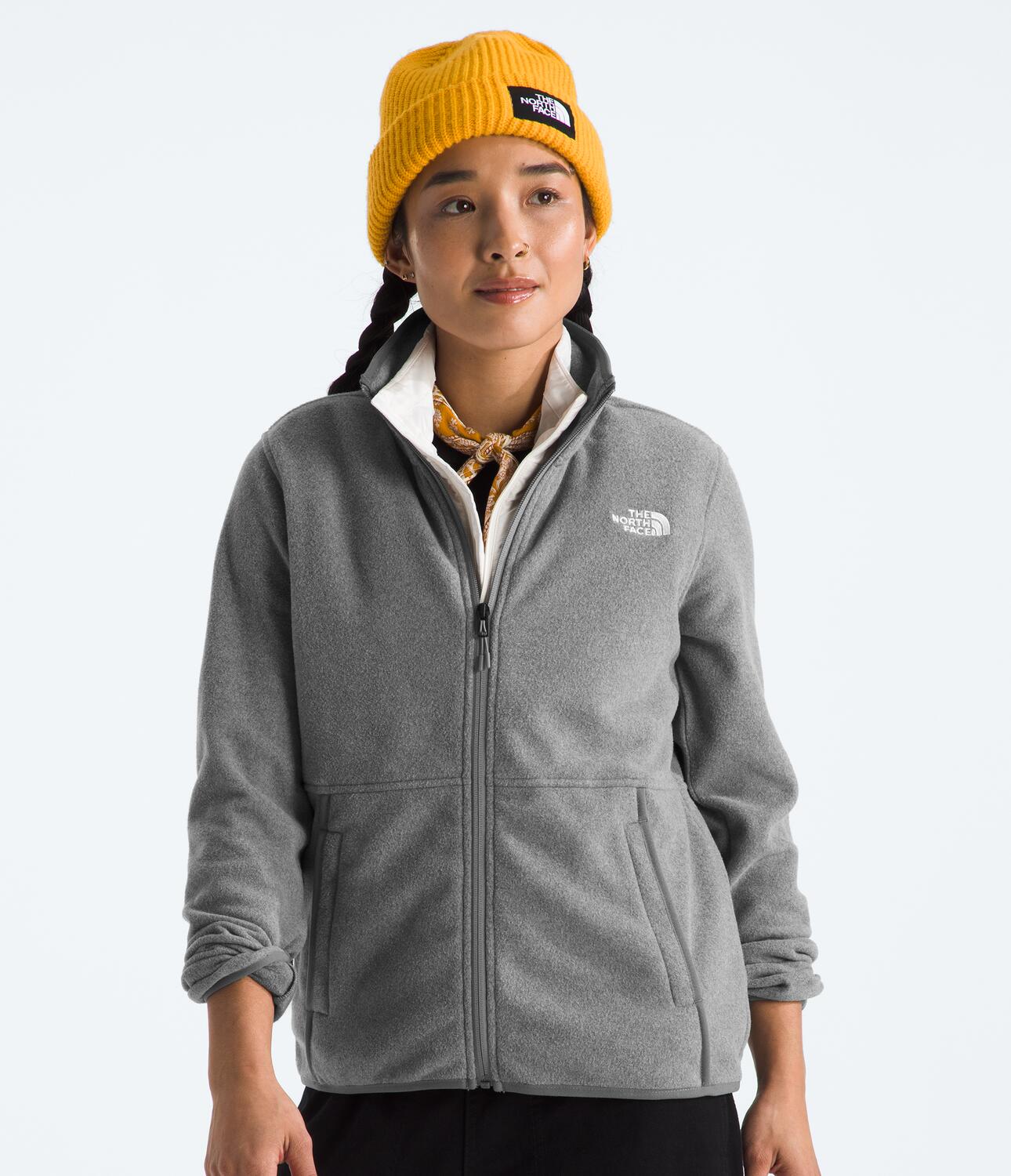Buzo Glacier Fleece Gris Mujer The North Face - imagen 1