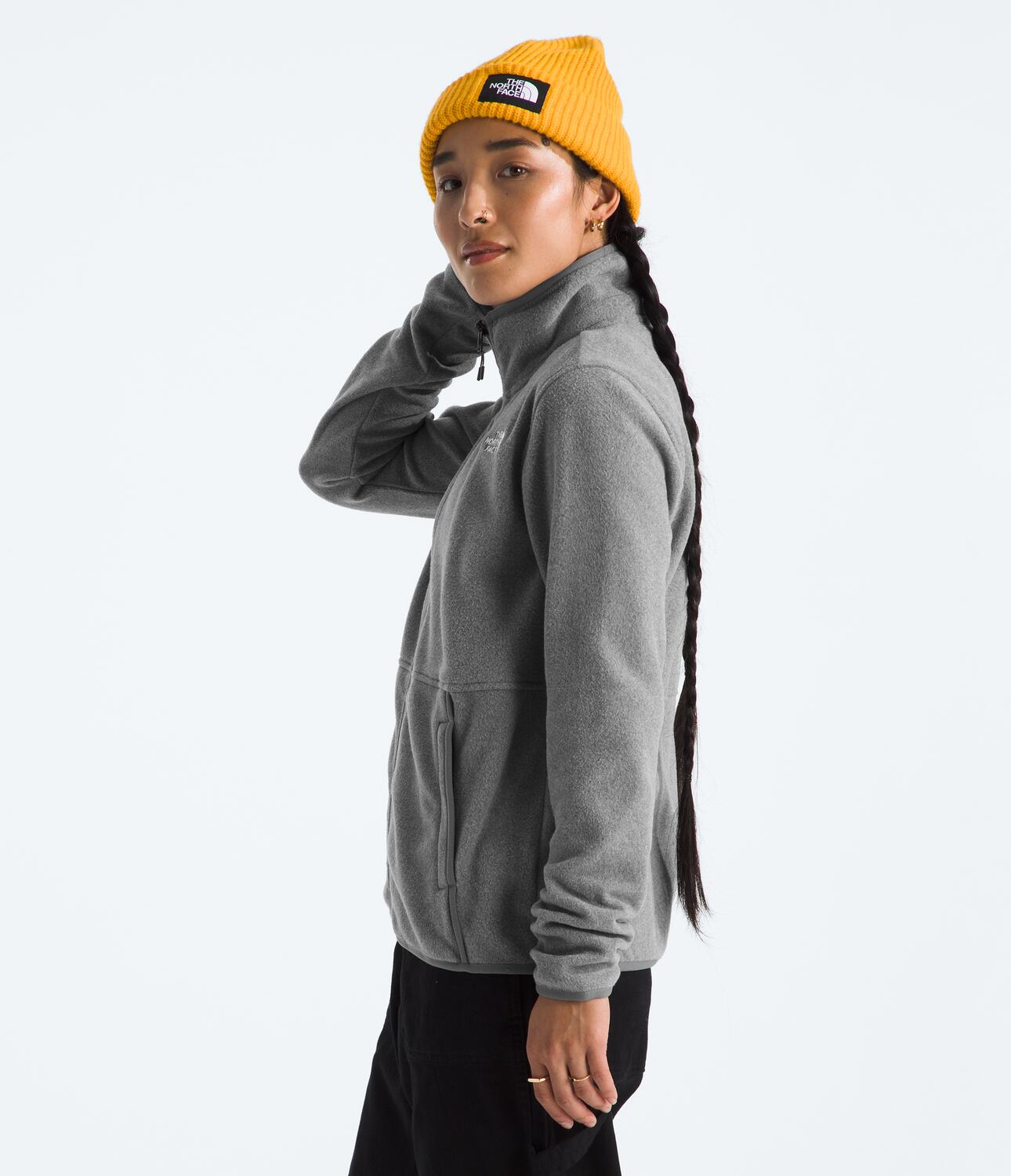 Buzo Glacier Fleece Gris Mujer The North Face