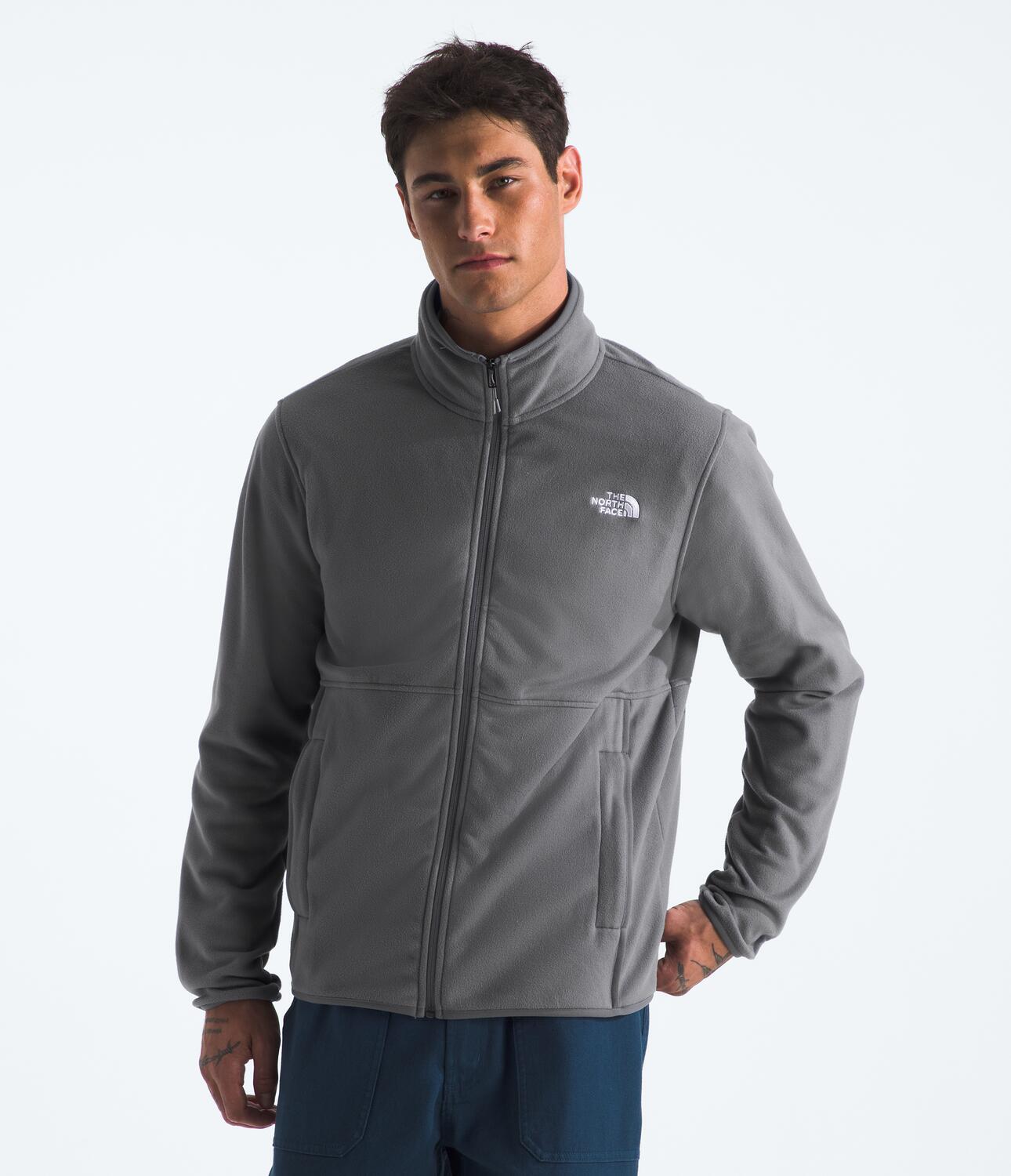 Buzo Glacier Fleece Gris Hombre The North Face - imagen 1