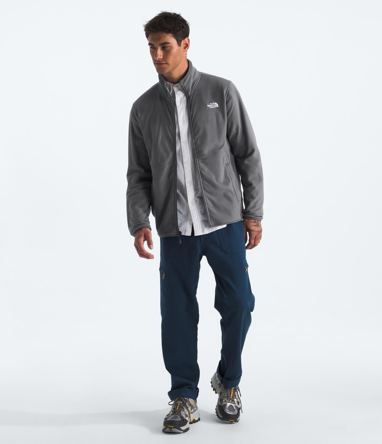 Buzo Glacier Fleece Gris Hombre The North Face - imagen 4
