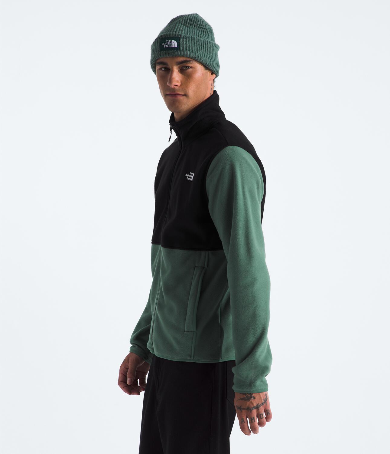 Buzo Glacier Fleece Verde Hombre The North Face - imagen 3