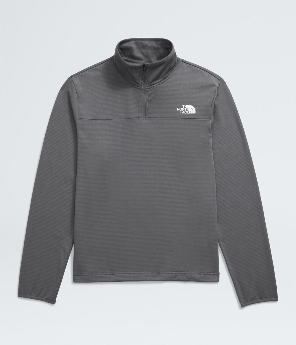 Chompa Polar Cedar Trail Grid Fleece 1/4 Zip Gris Hombre The North Face