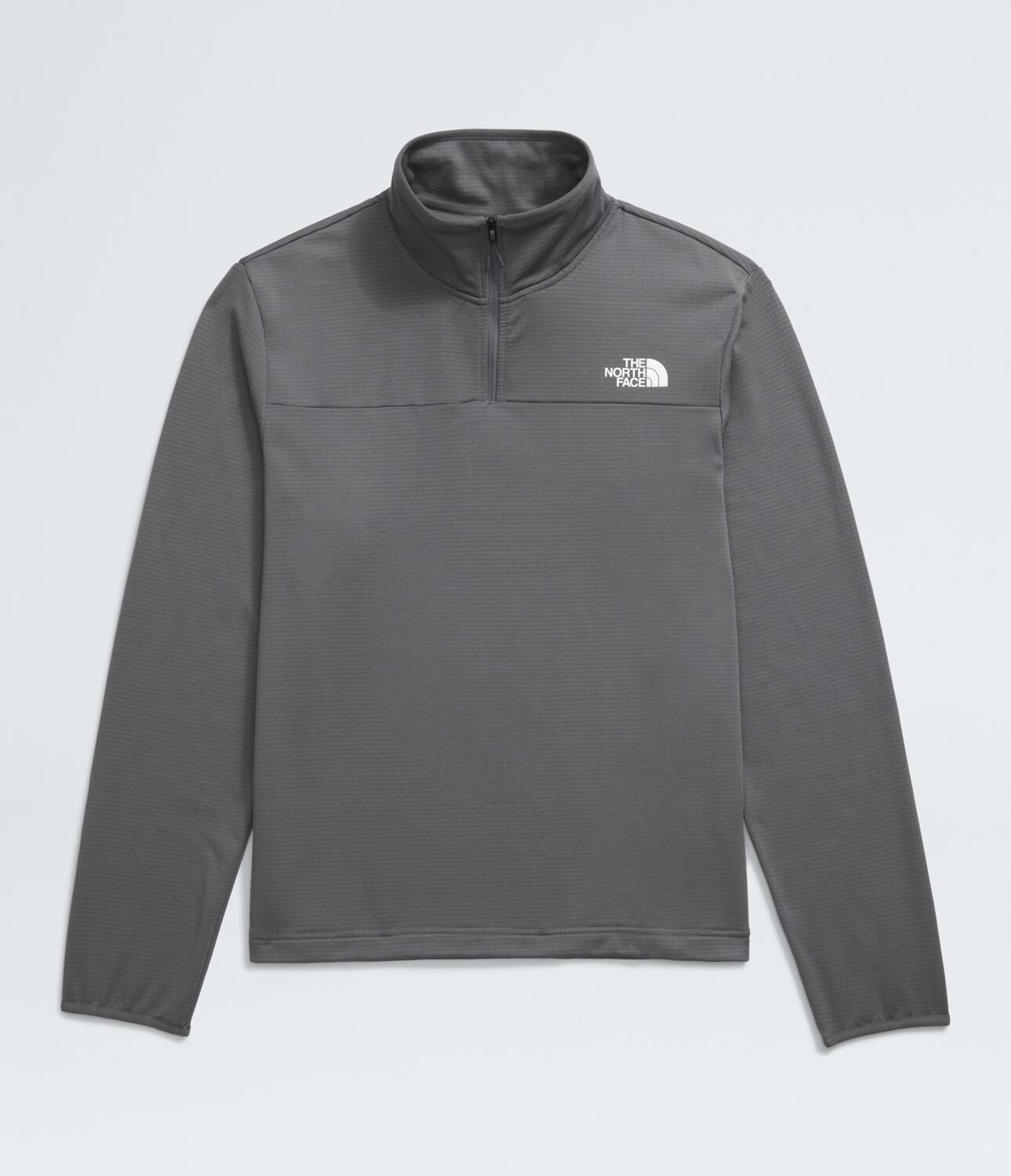 Chompa Polar Cedar Trail Grid Fleece 1/4 Zip Gris Hombre The North Face