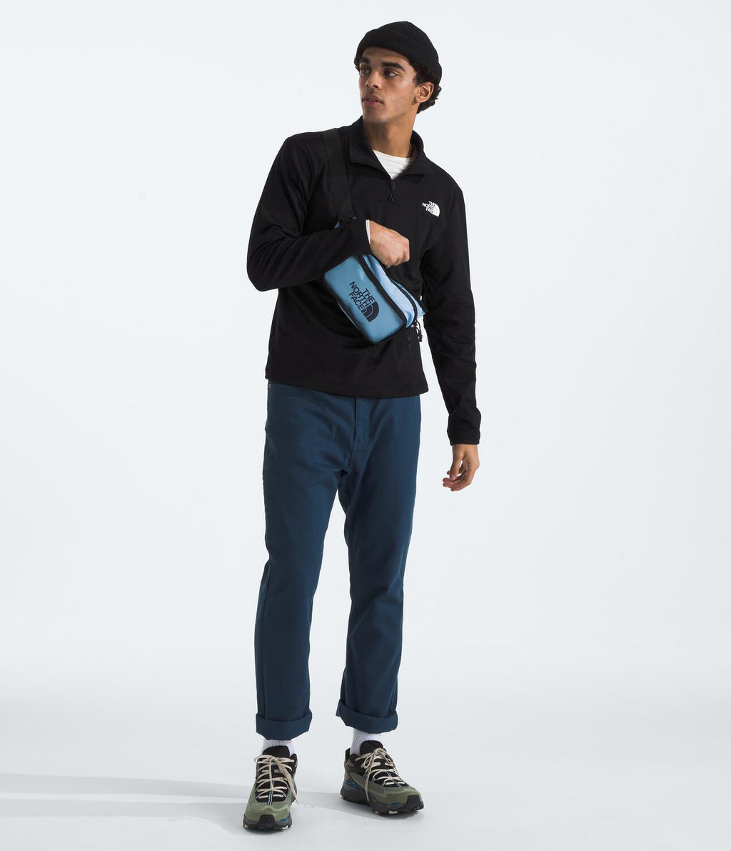 Chompa Polar Cedar Trail Grid Fleece 1/4 Zip Negro Hombre The North Face
