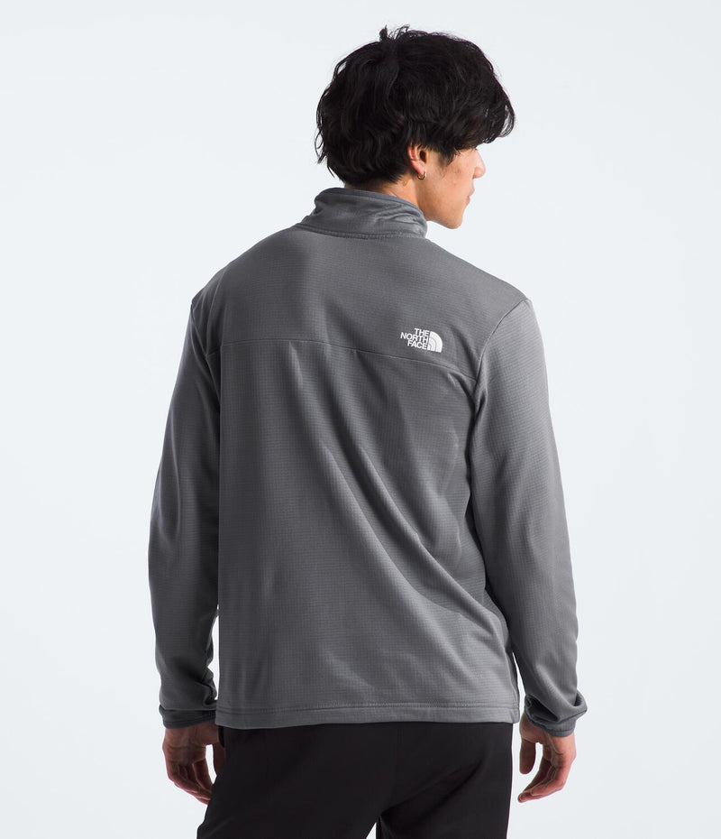 Chompa Polar Cedar Trail Grid Fleece Fz Jacket Gris Hombre The North Face