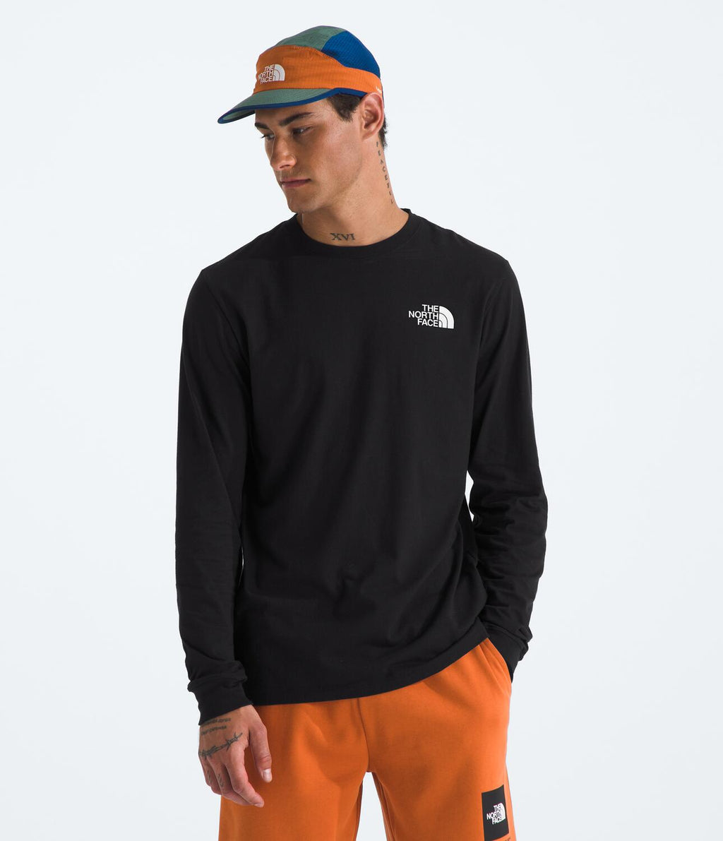 Camiseta Evolution Box Nse Long Sleeve Tee Negro Hombre The North Face - imagen 1