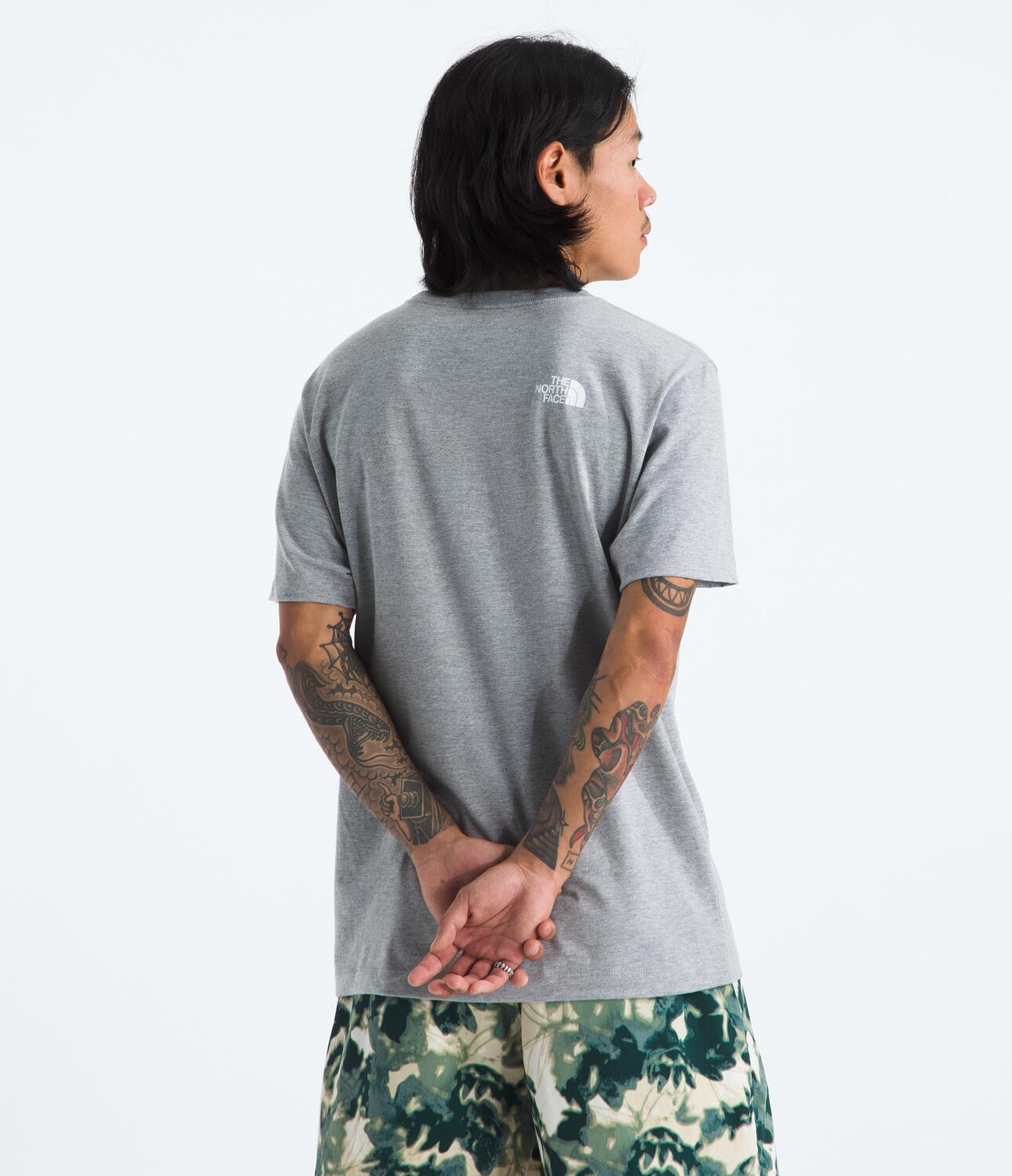 Camiseta Evolution Half Dome Short Sleeve Tee Gris Hombre The North Face