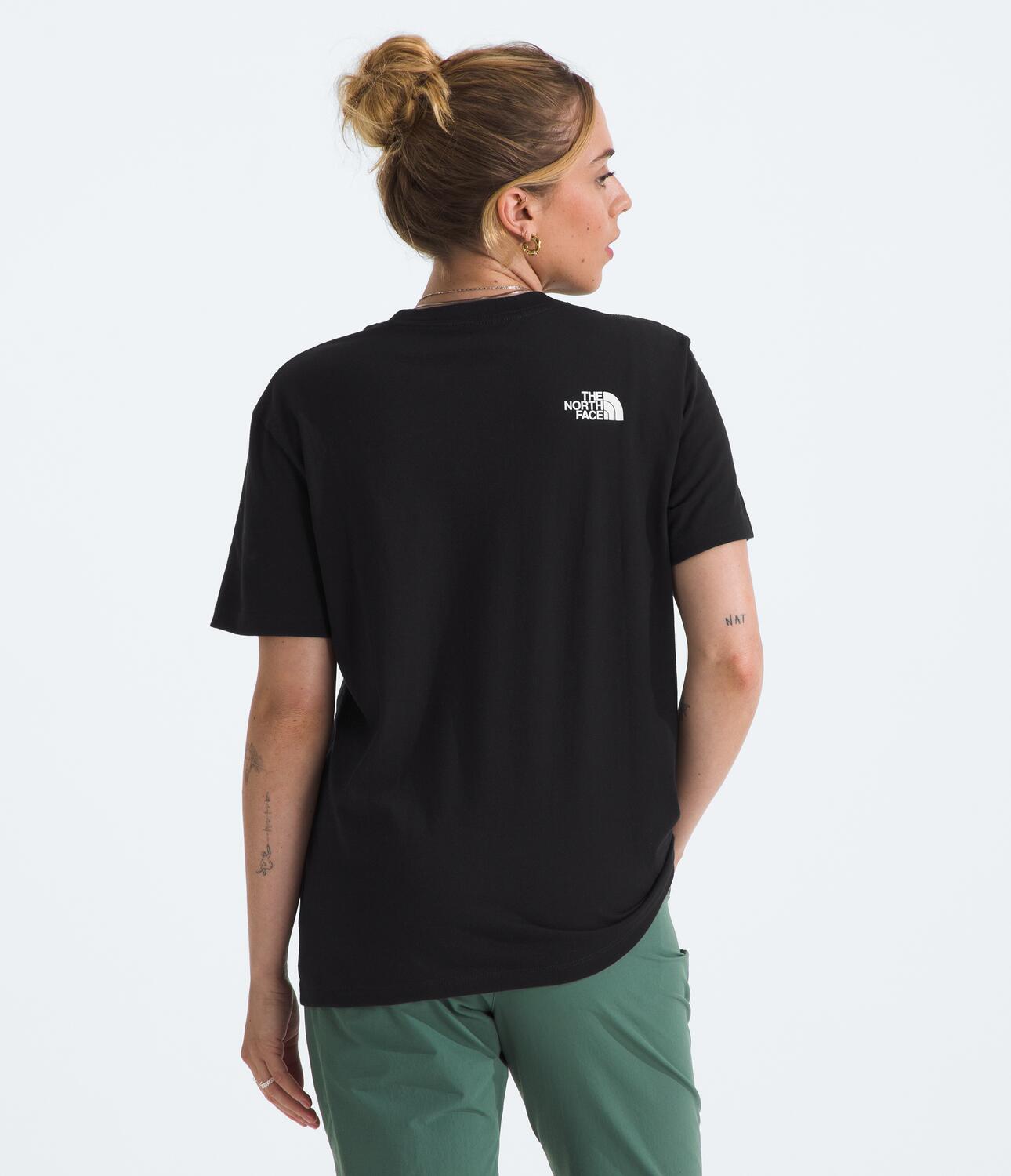 Camiseta Evolution Half Dome Short Sleeve Tee Negra Mujer The North Face