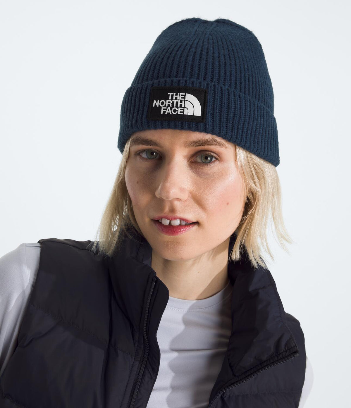 Gorro Tnf Logo Box Cuffed Beanie Azul Unisex The North Face