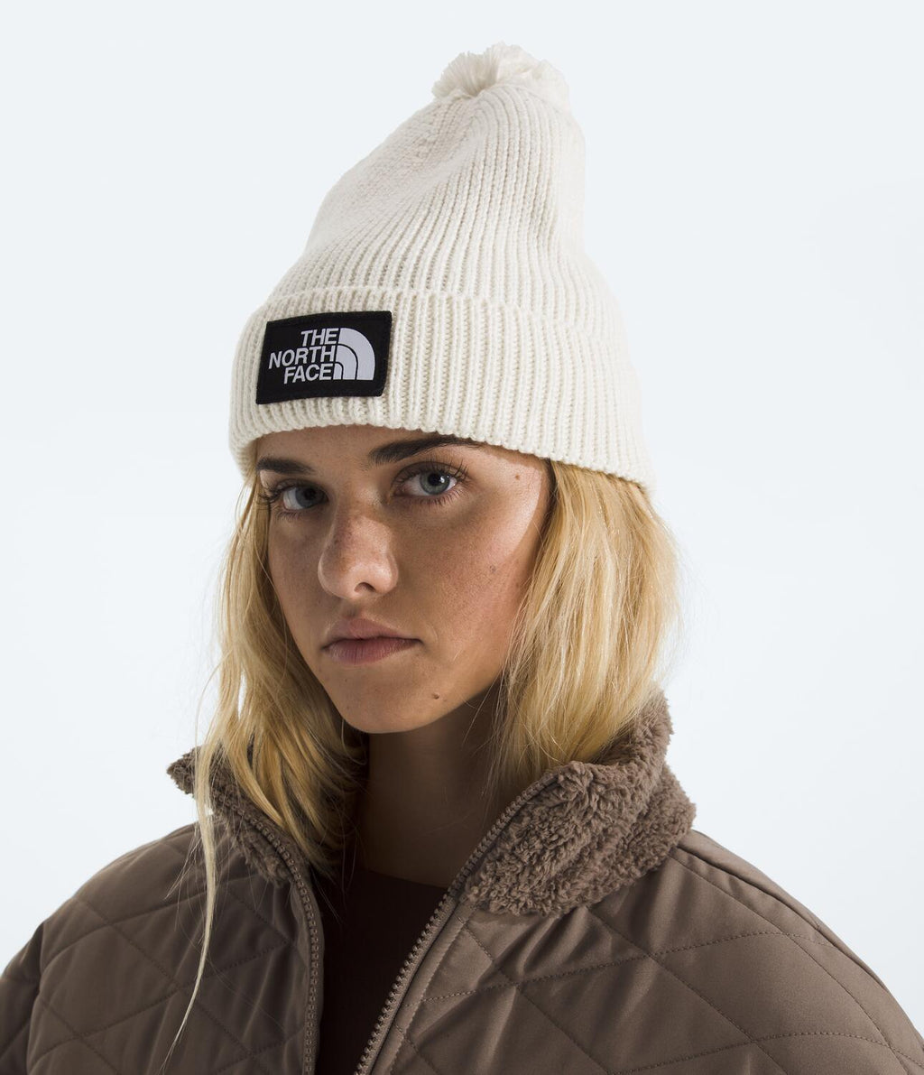 Gorro Tnf Logo Box Pom Beanie Blanco Unisex The North Face