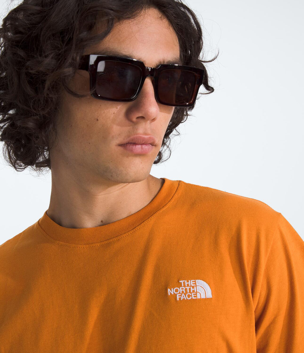 Camiseta Evolution Simple Dome Short Sleeve Tee Naranja Hombre The North Face