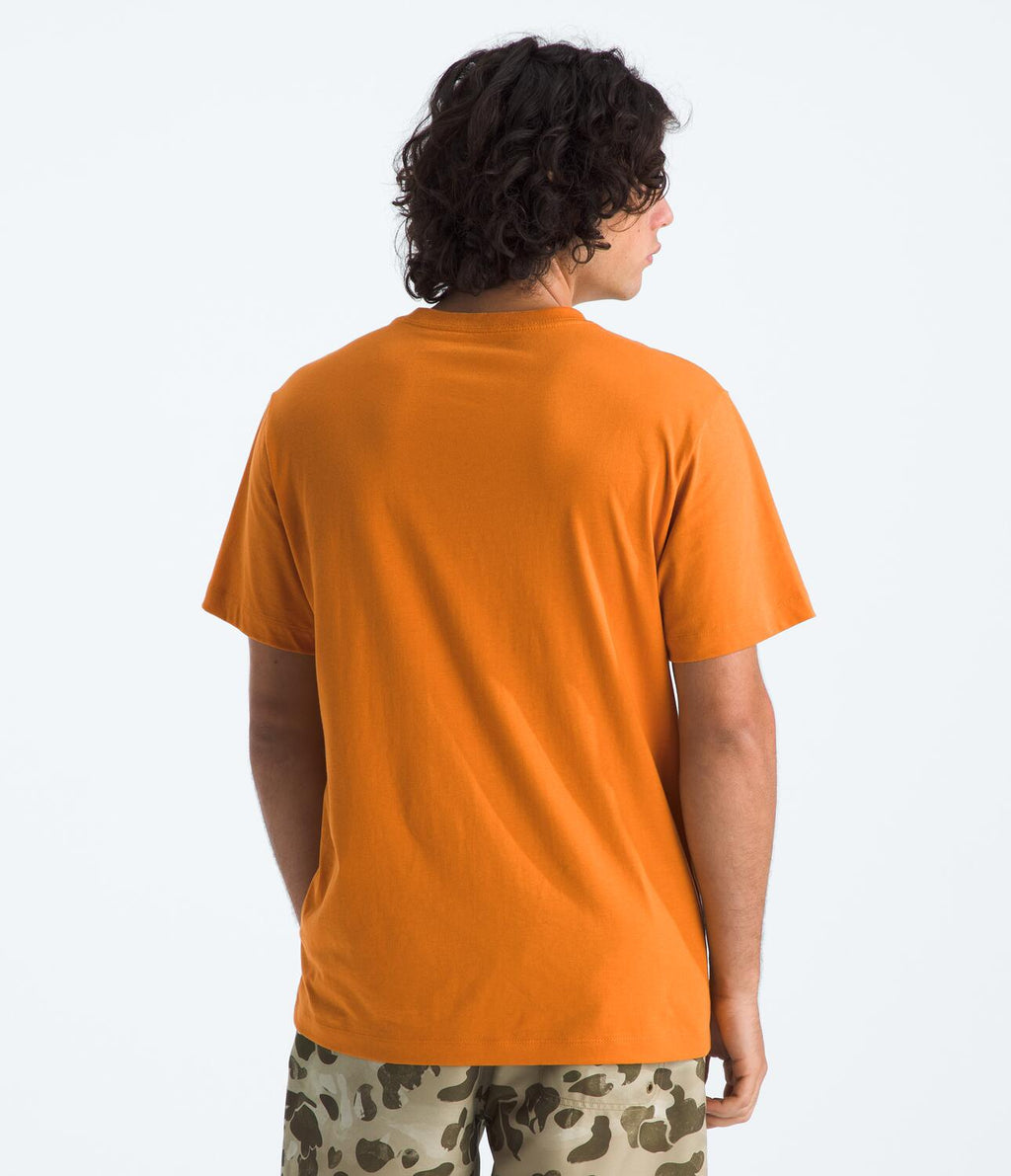 Camiseta Evolution Simple Dome Short Sleeve Tee Naranja Hombre The North Face