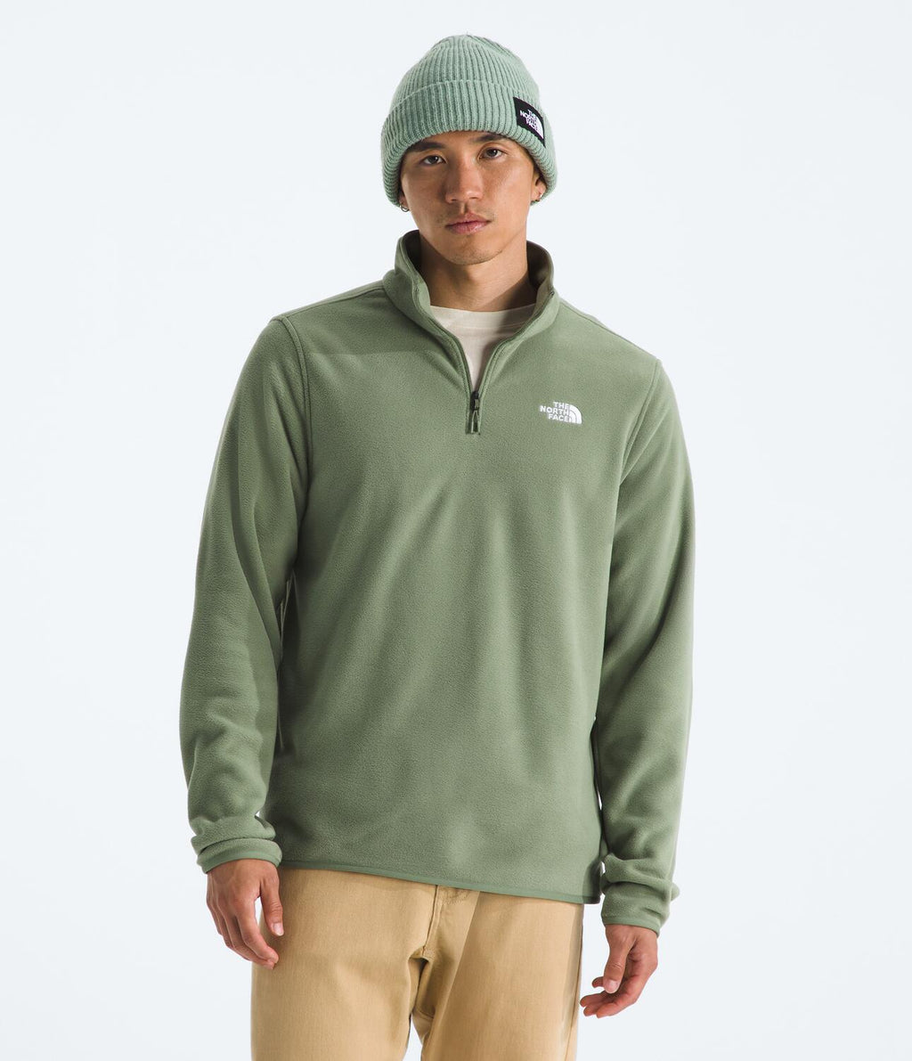 Buzo Glacier Fleece 1/4 Zip Jacket Verde Hombre The North Face - imagen 1