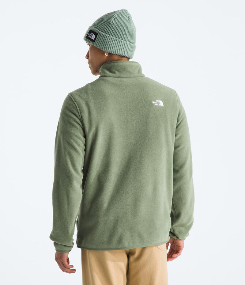 Buzo Glacier Fleece 1/4 Zip Jacket Verde Hombre The North Face - imagen 2