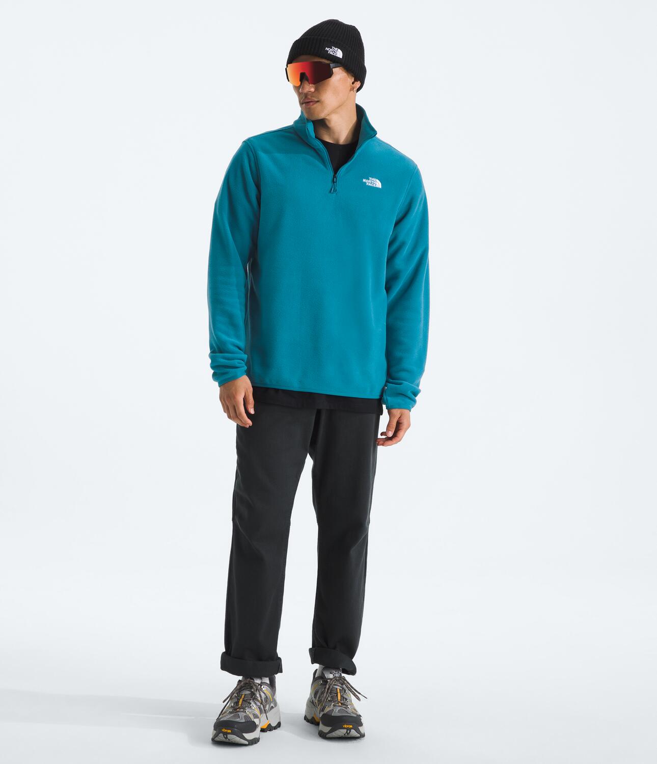 Buzo Glacier Fleece 1/4 Zip Jacket Azul Hombre The North Face - imagen 4