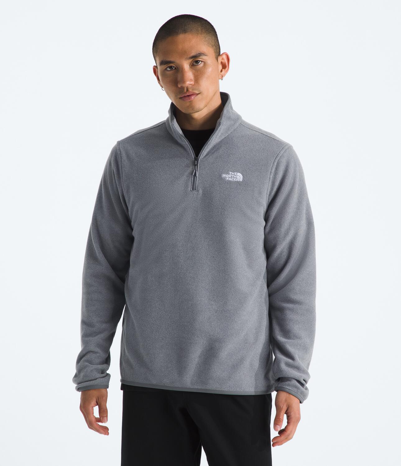 Buzo Polar Glacier Fleece 1/4 Zip Jacket Gris Hombre The North Face