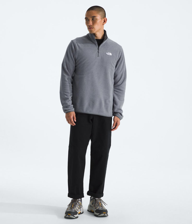Buzo Polar Glacier Fleece 1/4 Zip Jacket Gris Hombre The North Face