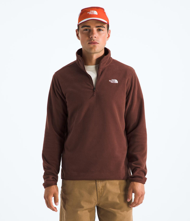 Buzo Polar Glacier Fleece 1/4 Zip Jacket Café Hombre The North Face