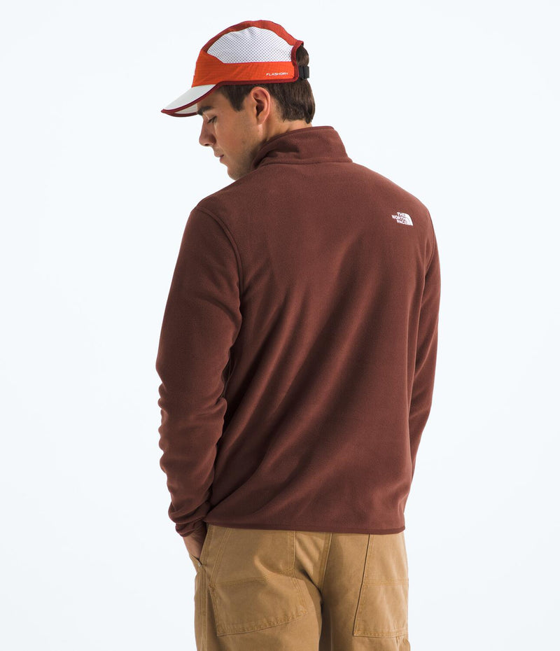 Buzo Polar Glacier Fleece 1/4 Zip Jacket Café Hombre The North Face