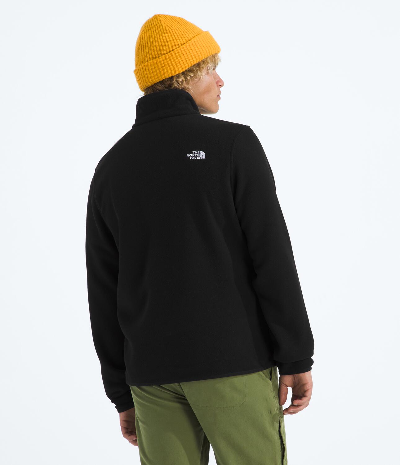 Buzo Glacier Fleece 1/4 Zip Jacket Negro Hombre The North Face - imagen 2