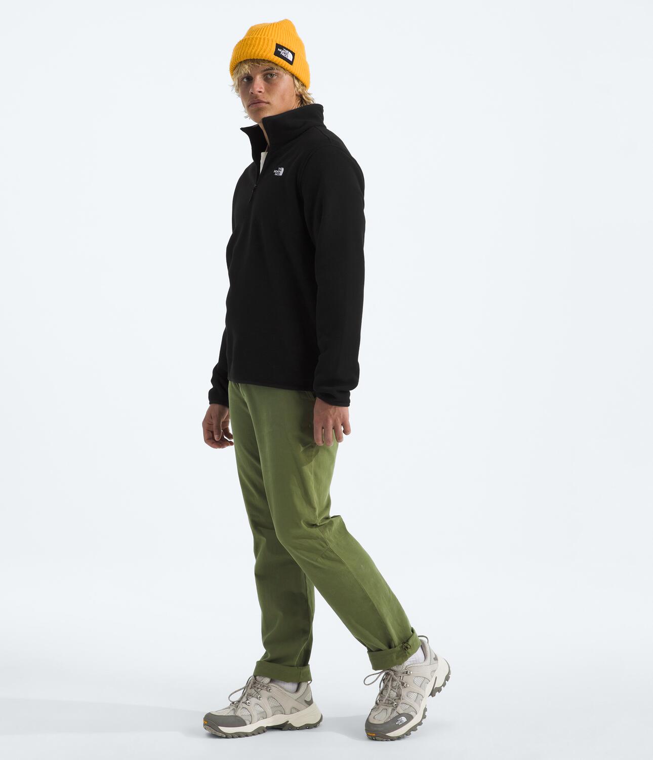 Buzo Glacier Fleece 1/4 Zip Jacket Negro Hombre The North Face - imagen 4