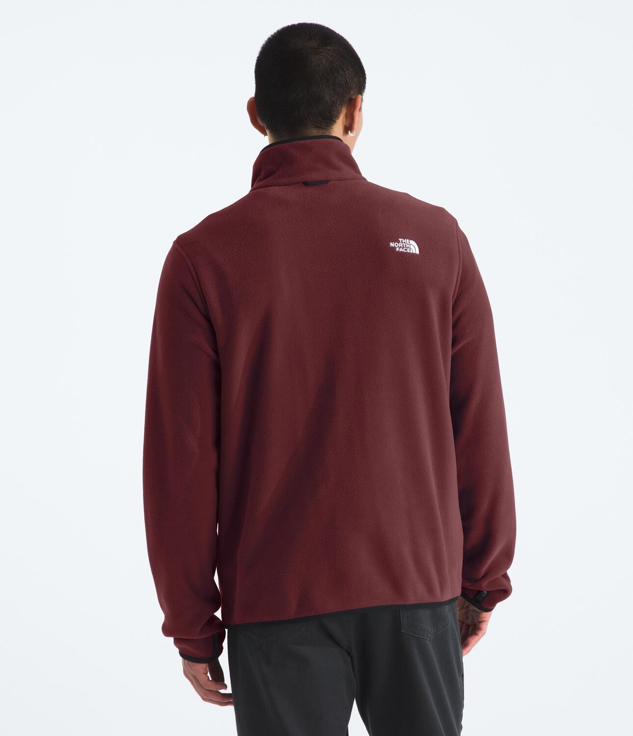 Chompa Glacier Fleece Jacket Vinotinto Hombre The North Face - imagen 2