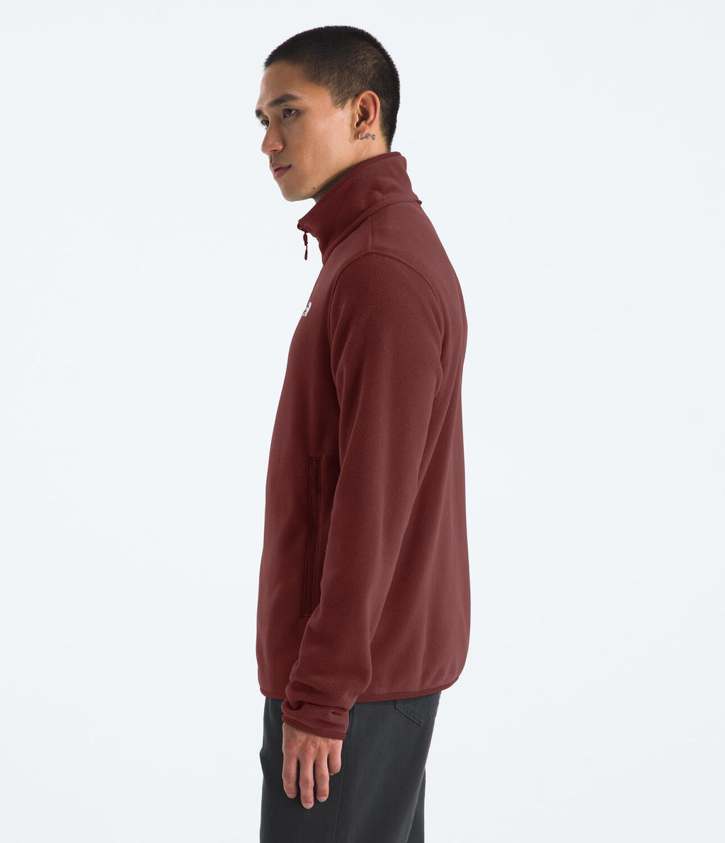 Chompa Glacier Fleece Jacket Vinotinto Hombre The North Face - imagen 3