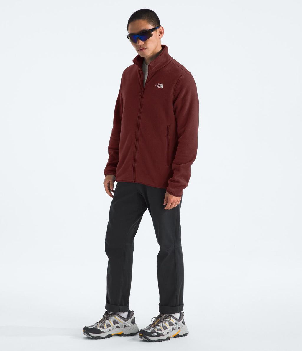 Chompa Glacier Fleece Jacket Vinotinto Hombre The North Face - imagen 4