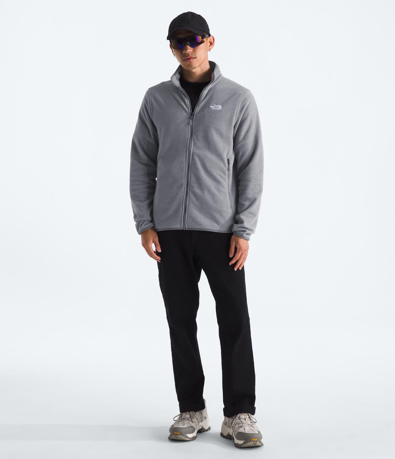 Chompa Glacier Fleece Jacket Gris Hombre The North Face - imagen 4