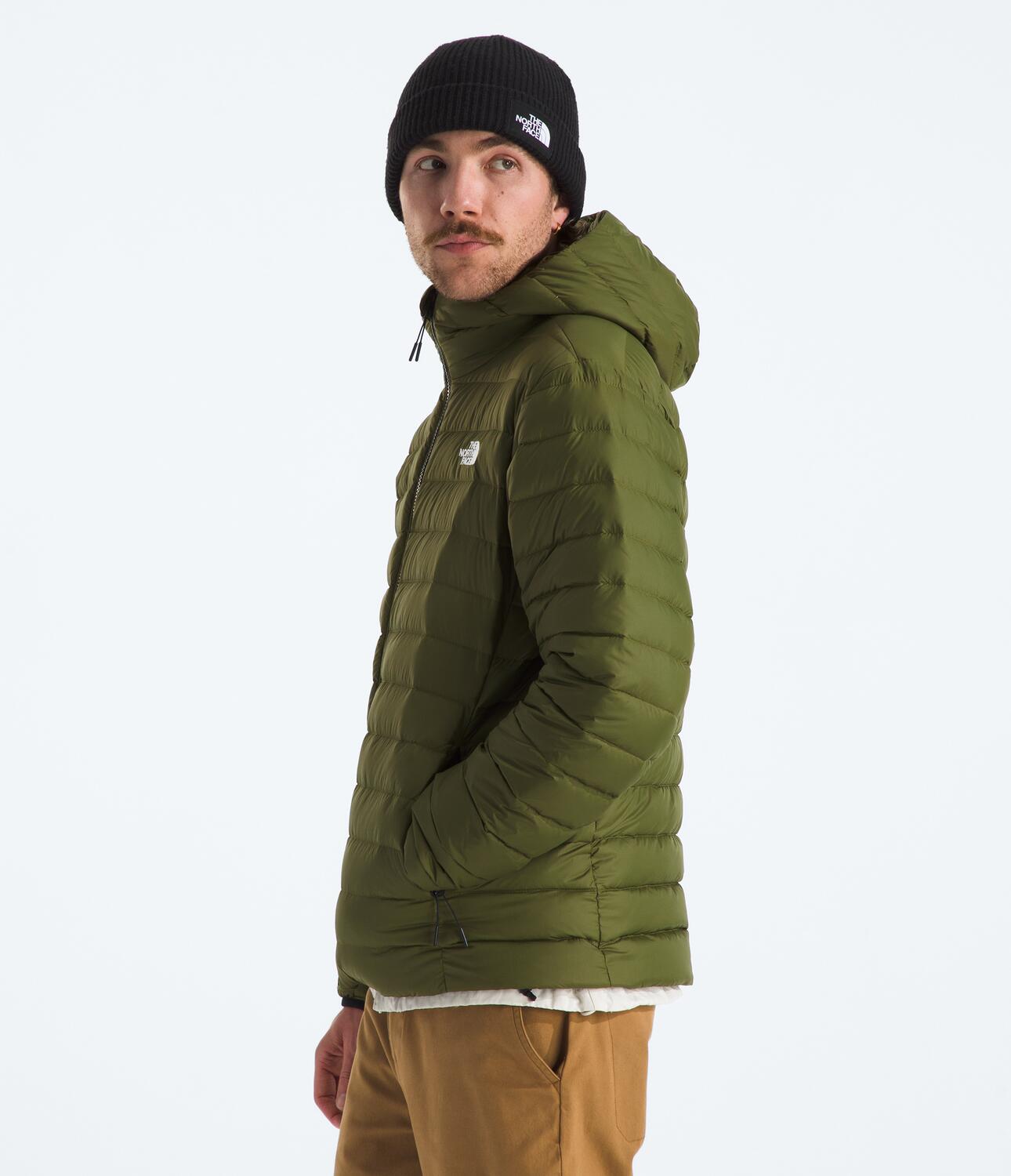 Chompa Térmica Classic Down Hooded Jacket Verde Hombre The North Face - imagen 3