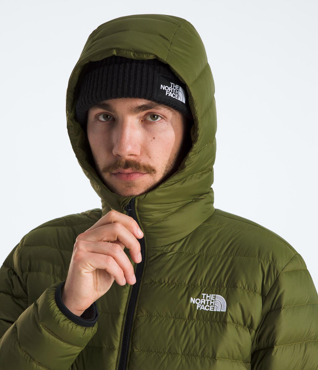 Chompa Térmica Classic Down Hooded Jacket Verde Hombre The North Face - imagen 4