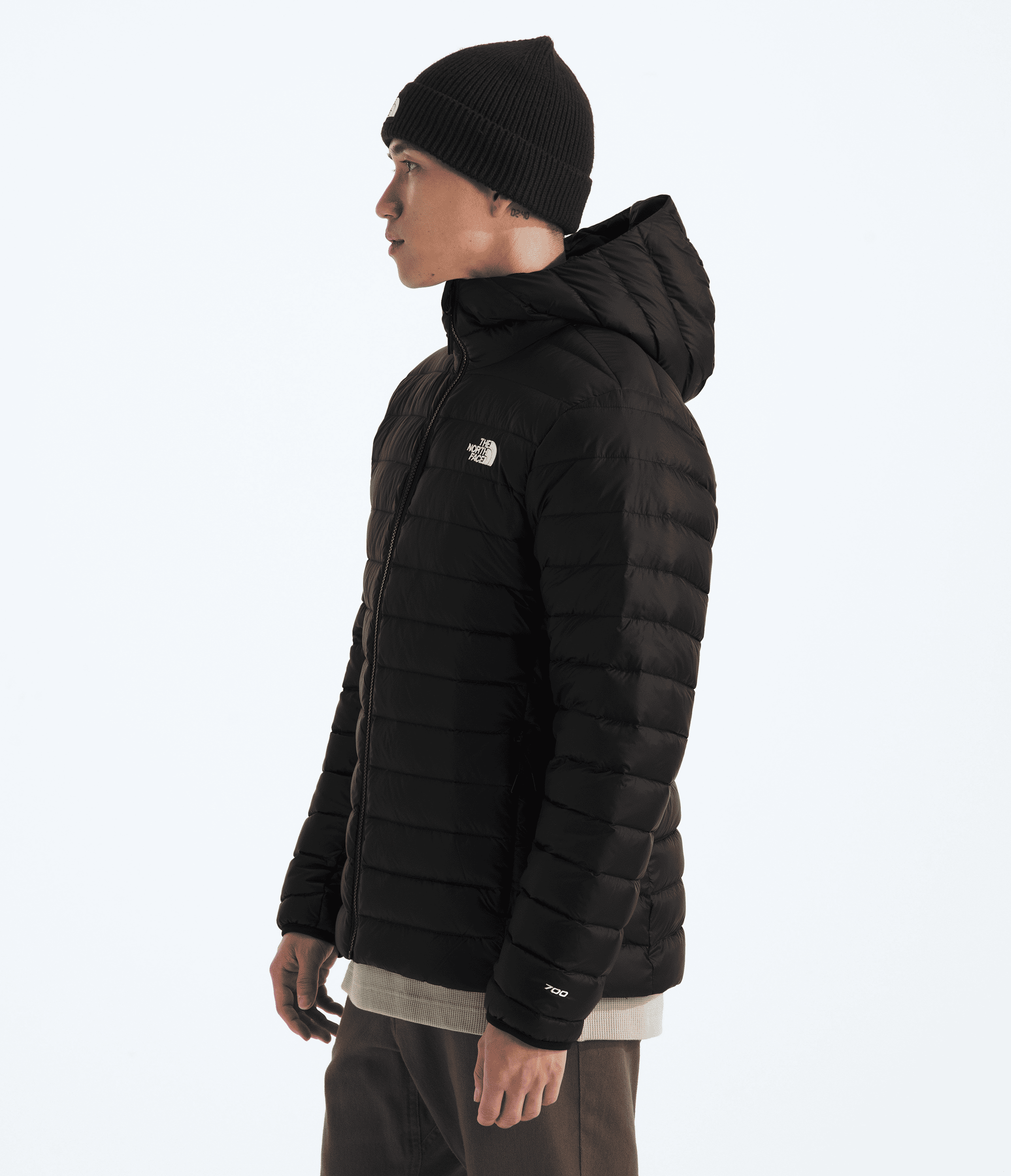 Chompa Térmica Classic Down Hooded Jacket Negro Hombre The North Face - imagen 3
