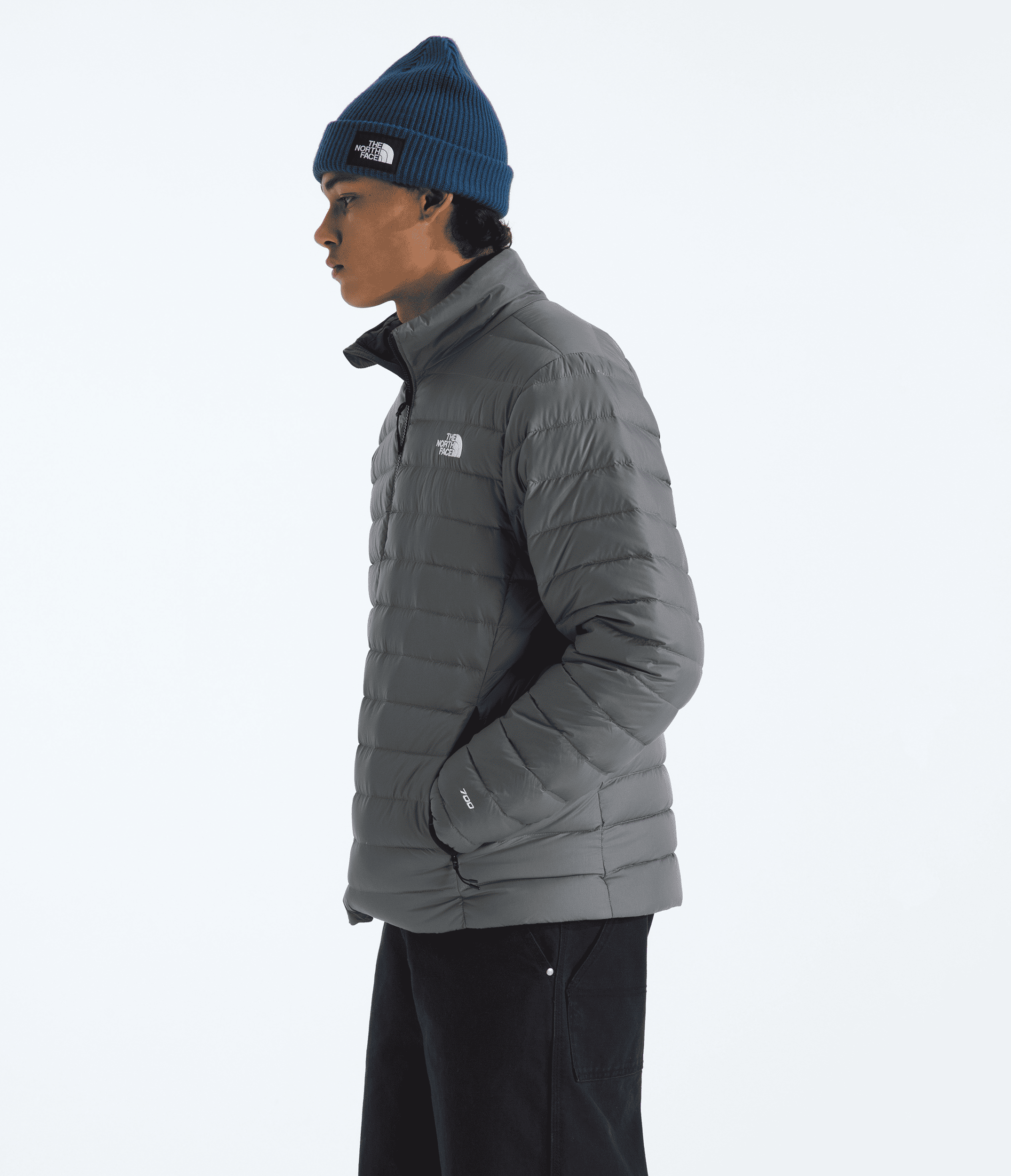 Chompa Térmica Classic Down Jacket Gris Hombre The North Face - imagen 3