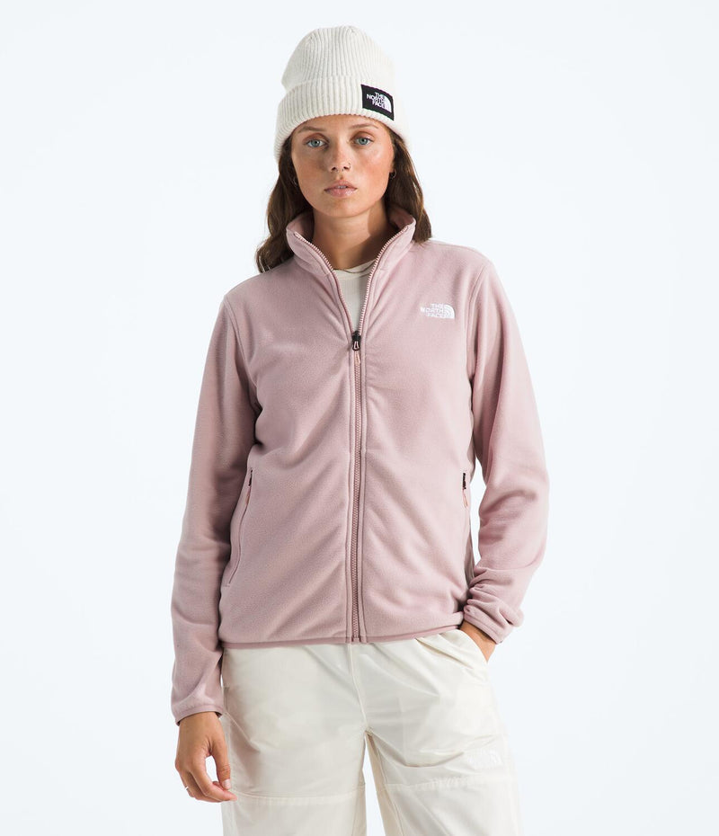 Chompa Polar Glacier Fleece Jacket Rosado Mujer The North Face