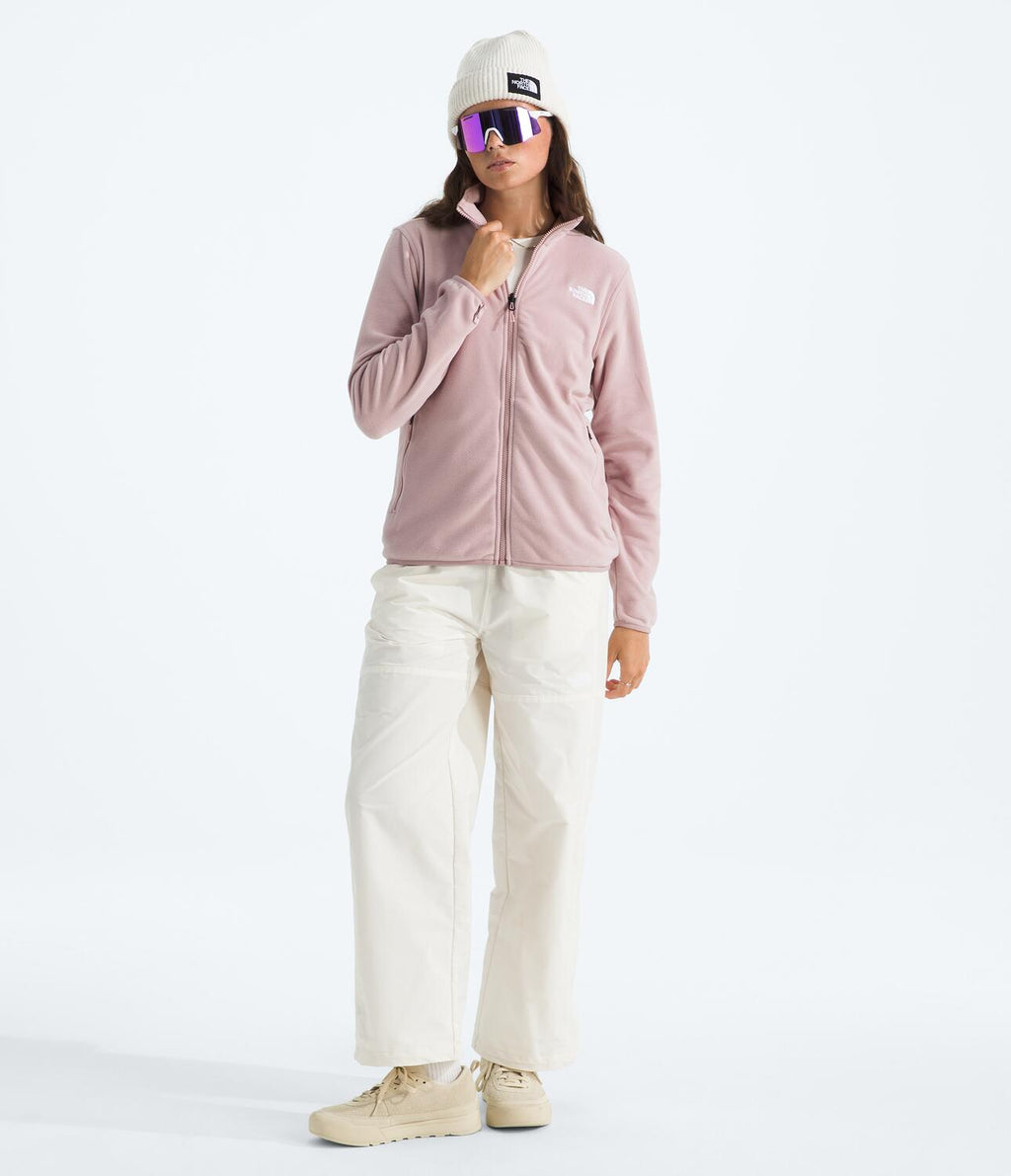 Chompa Polar Glacier Fleece Jacket Rosado Mujer The North Face