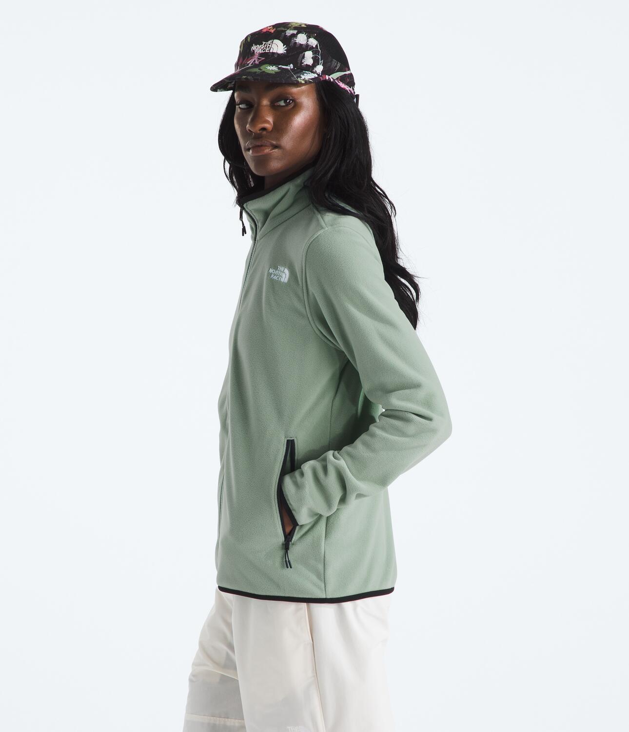 Buzo Glacier Fleece Jacket Verde Mujer The North Face - imagen 3