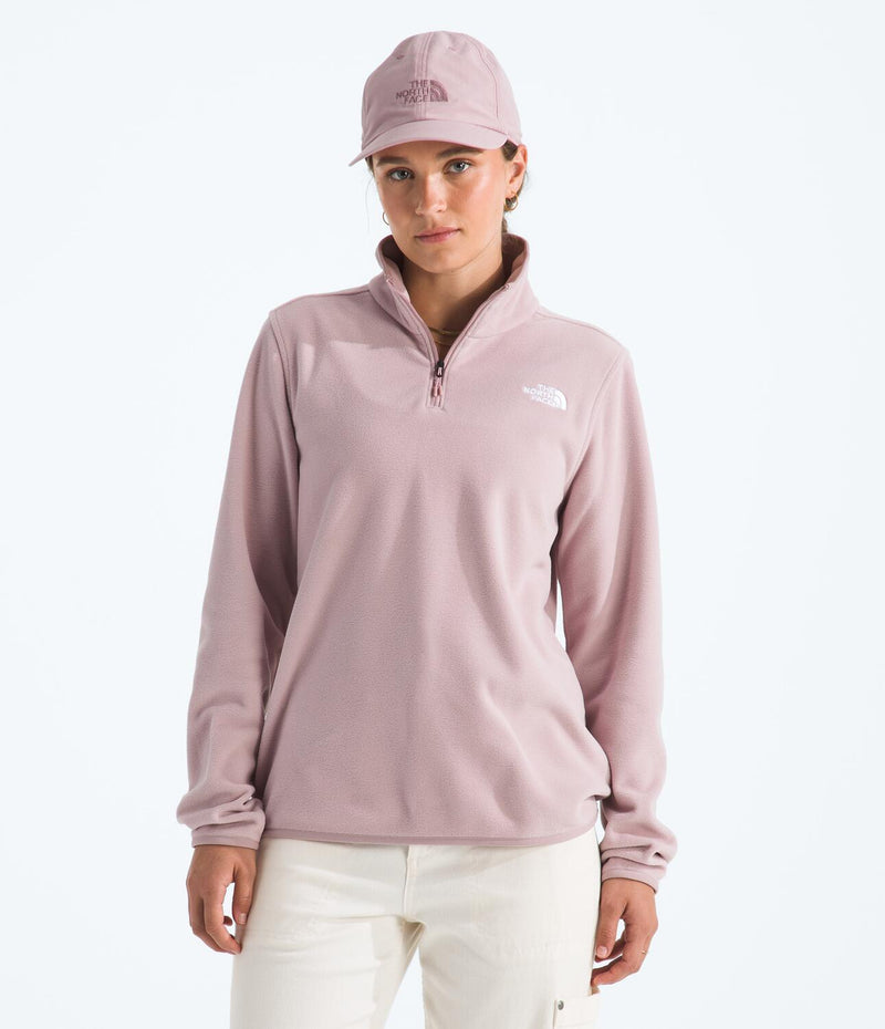 Buzo Polar Glacier Fleece 1/4 Zip Jacket Rosado Mujer The North Face