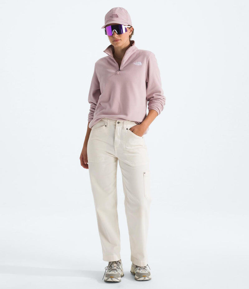 Buzo Polar Glacier Fleece 1/4 Zip Jacket Rosado Mujer The North Face