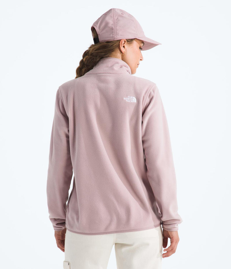 Buzo Polar Glacier Fleece 1/4 Zip Jacket Rosado Mujer The North Face
