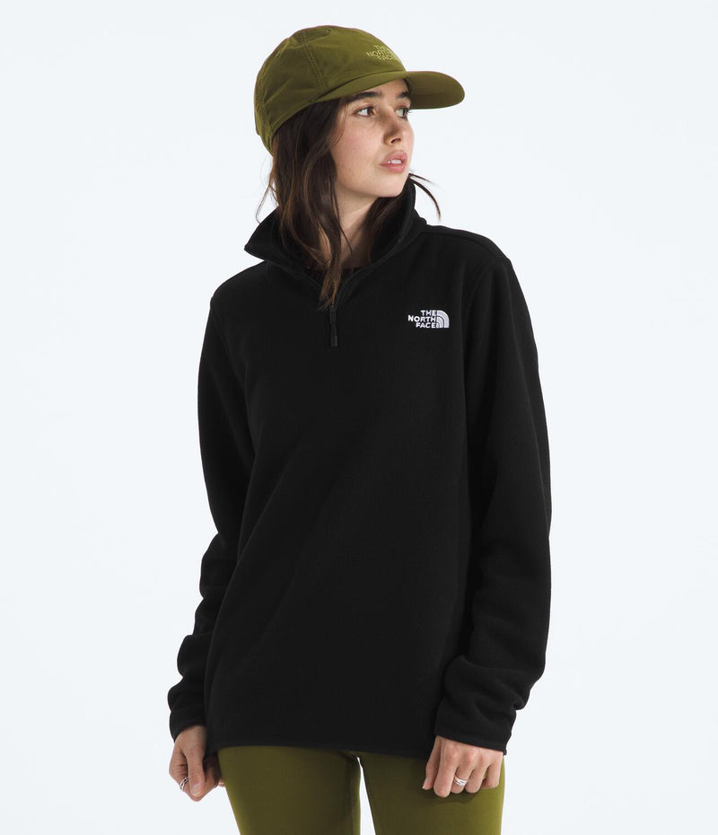 Buzo Glacier Fleece 1/4 Zip Jacket Negro Mujer The North Face - imagen 1