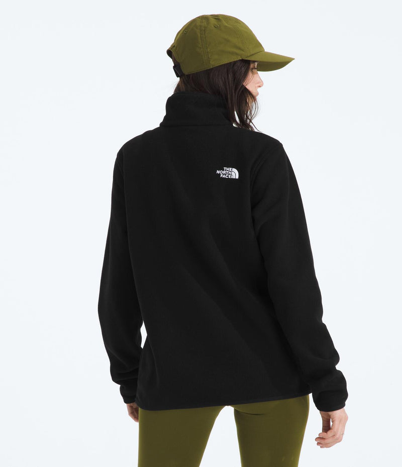 Buzo Glacier Fleece 1/4 Zip Jacket Negro Mujer The North Face - imagen 2
