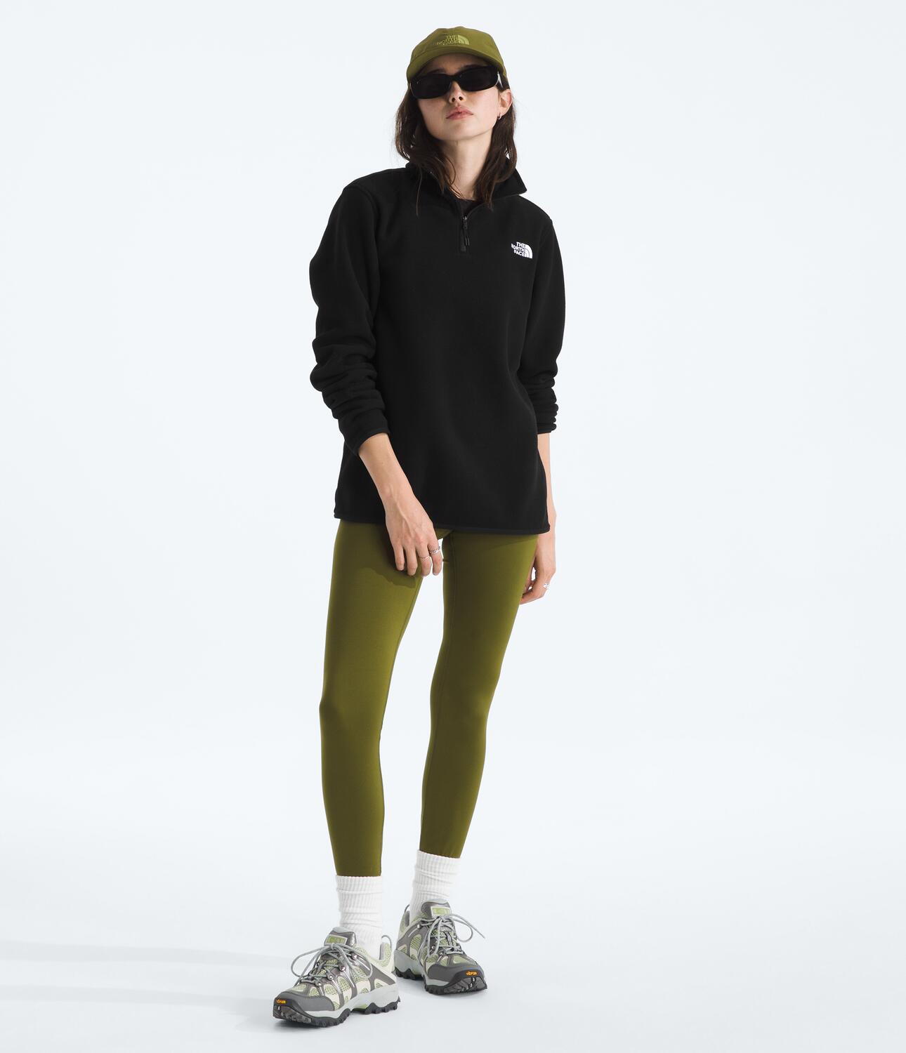 Buzo Glacier Fleece 1/4 Zip Jacket Negro Mujer The North Face - imagen 4