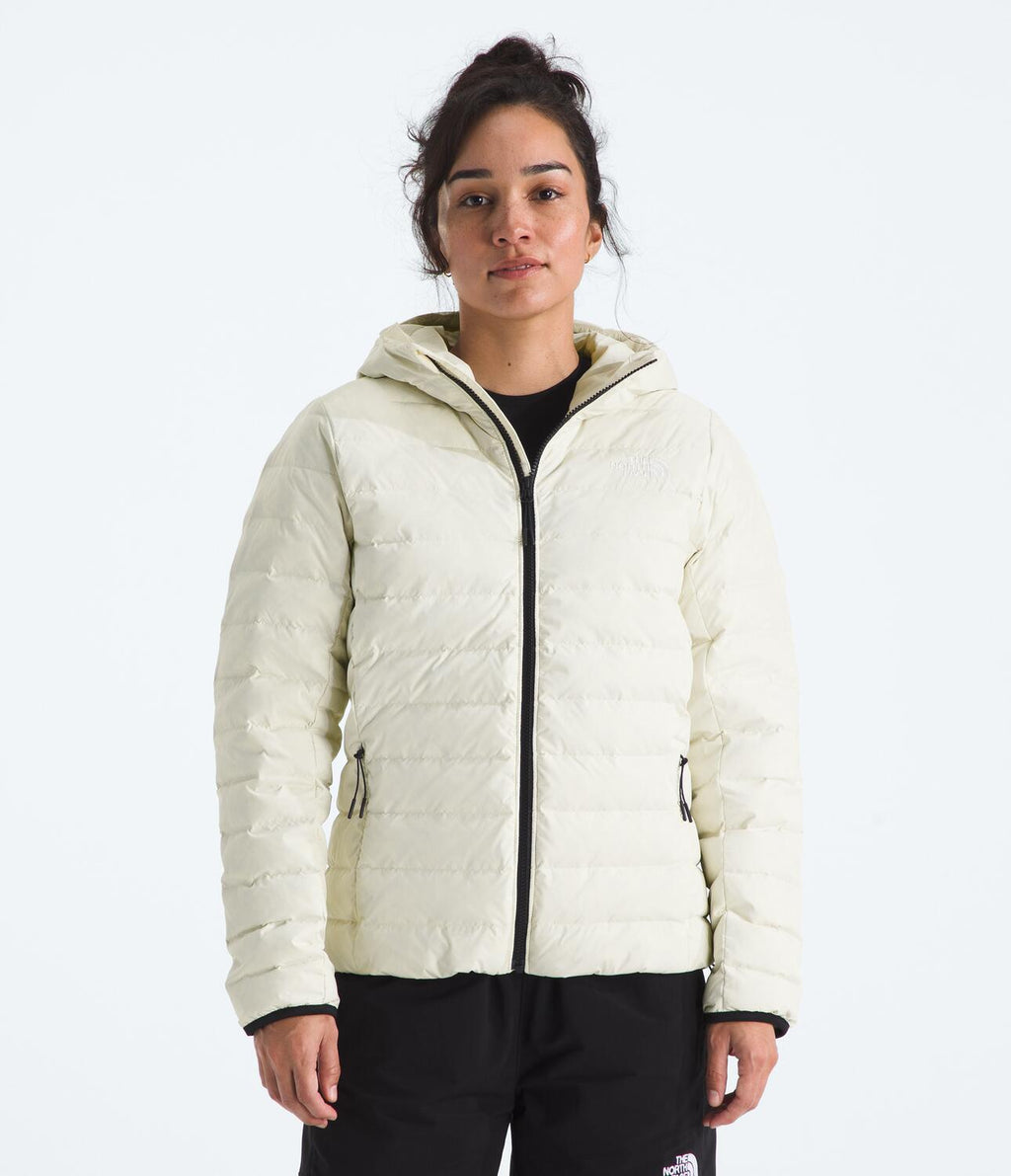 Chompa Térmica Classic Down Hooded Jacket Blanca Mujer The North Face - imagen 1