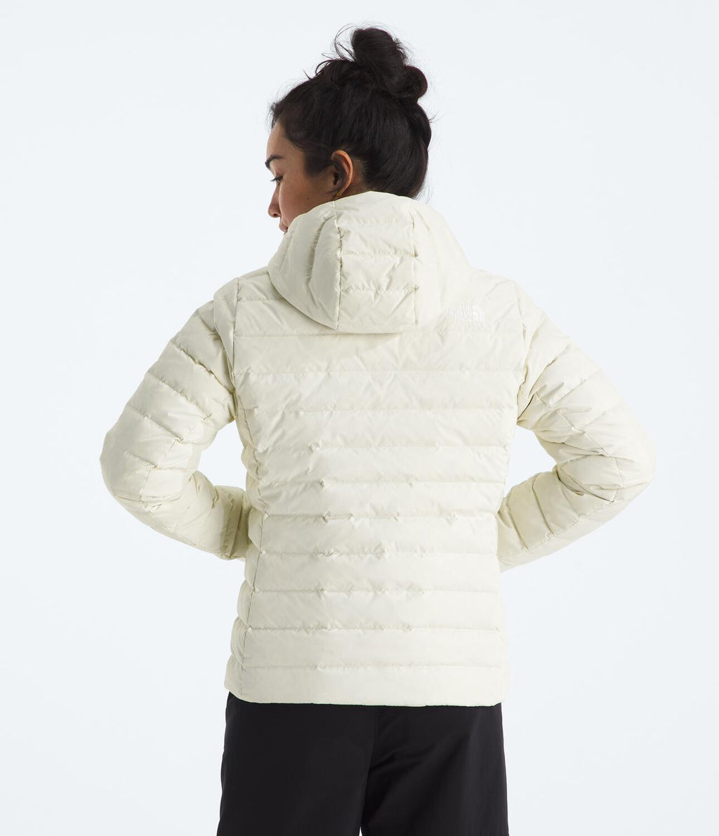 Chompa Térmica Classic Down Hooded Jacket Blanca Mujer The North Face - imagen 2