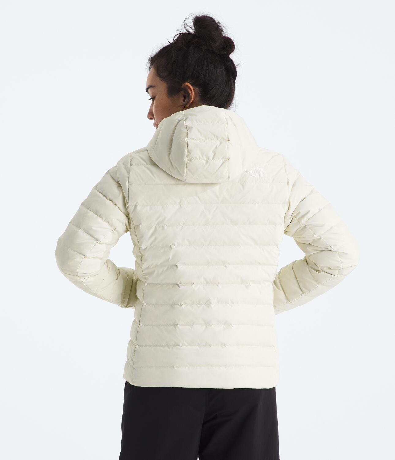 Chompa Térmica Classic Down Hooded Jacket Blanca Mujer The North Face - imagen 2