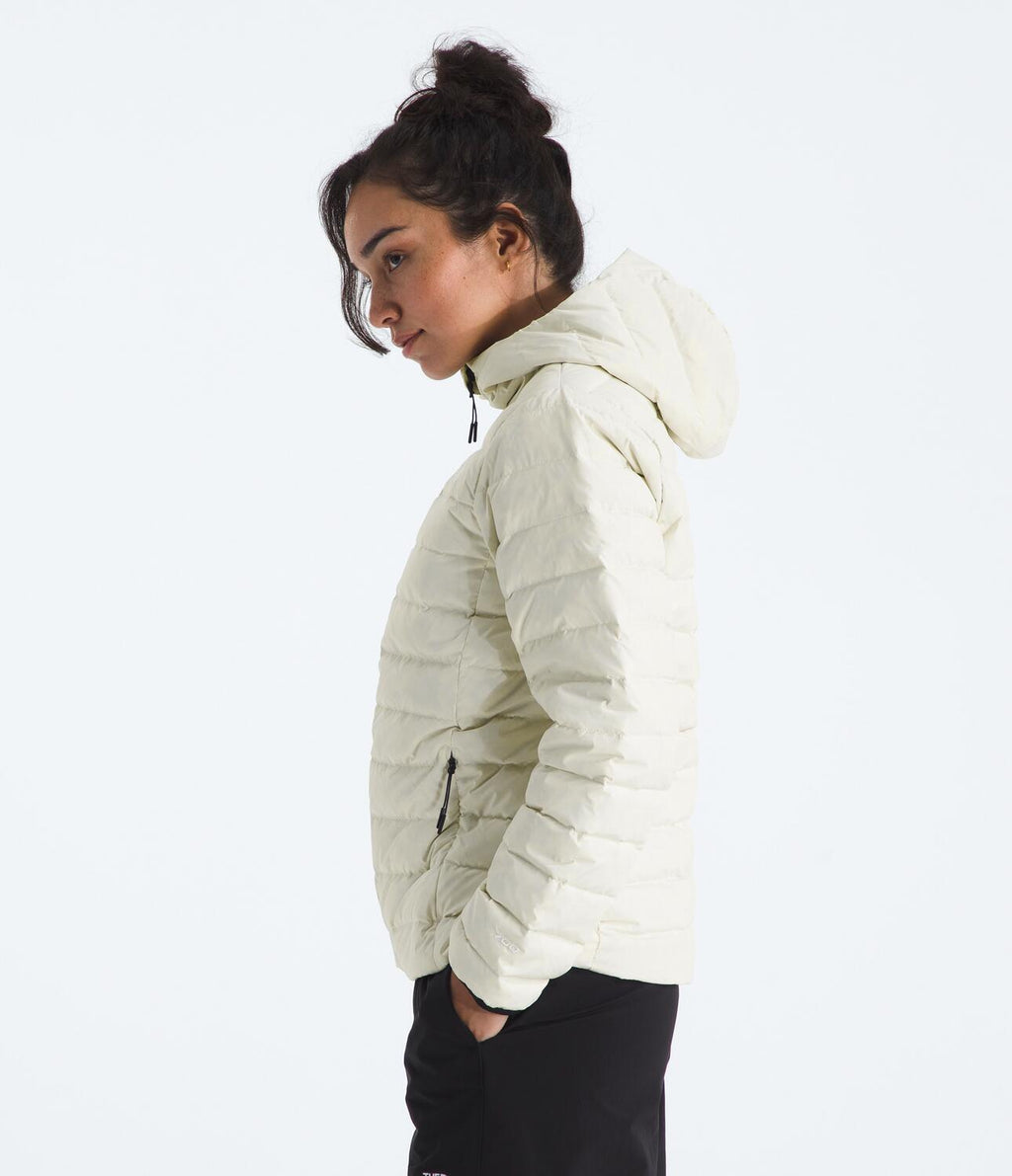 Chompa Térmica Classic Down Hooded Jacket Blanca Mujer The North Face - imagen 3