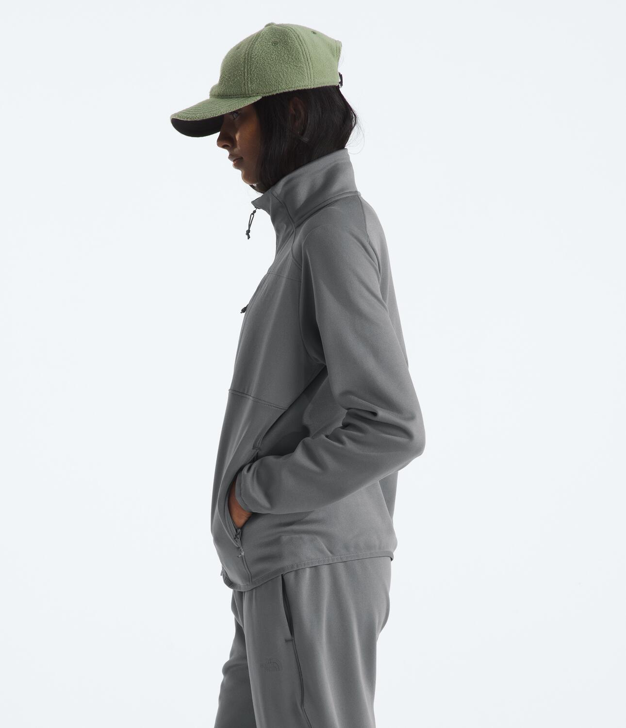 Chompa Polar Tnf Performance Fleece Full Zip Jacket Gris Mujer The North Face