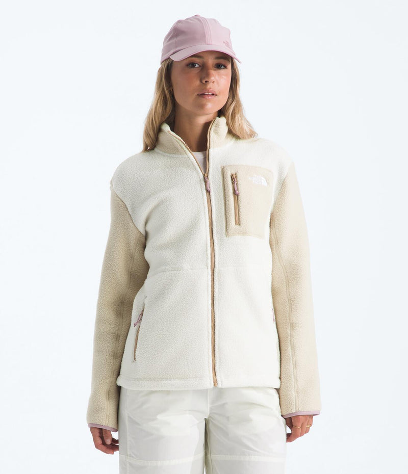 Chompa Polar Yumiori Full Zip Blanco Mujer The North Face